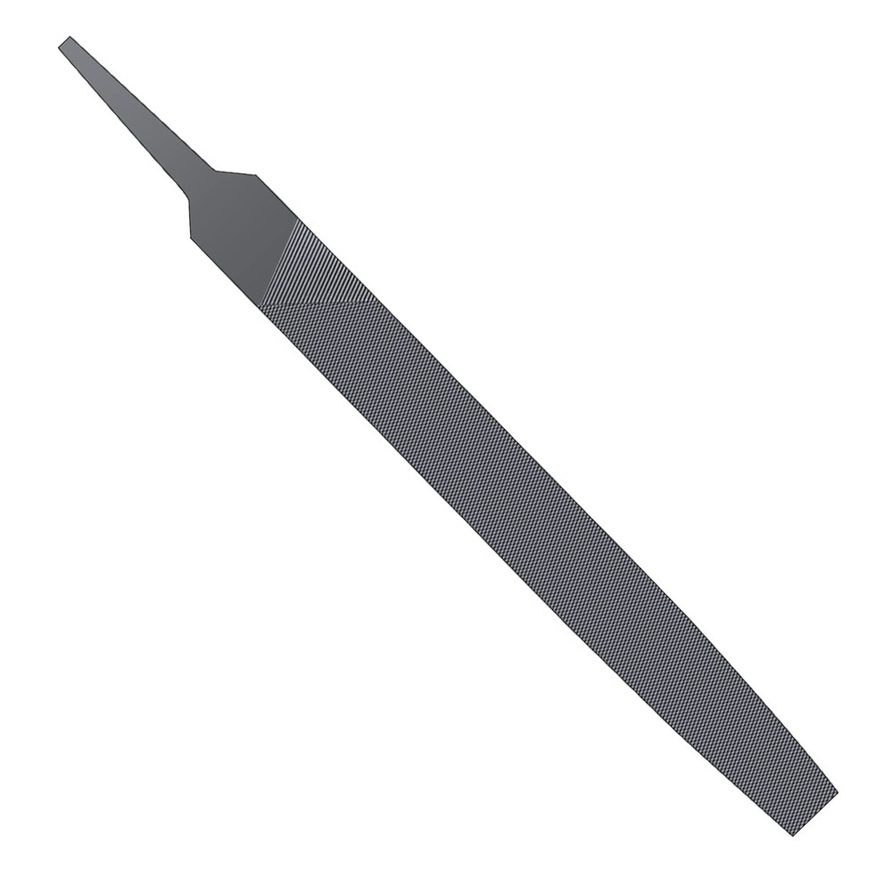 6-inch Flat Medium Cut File Double Cut Teeth High Carbon Steel Hand File Single