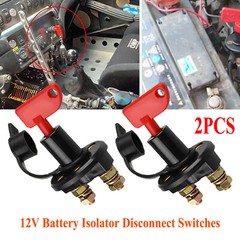 2X Battery Isolator Disconnect Cut Off Power Kill Switch for Car Truck Boat ATV