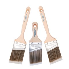 3-Pack – 2.5″ Angle Brushes for All Latex and Oil Paints & Stains