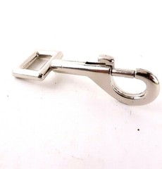 Ten Piece Pack Bolt Snap Rigid Rectangle Eye 3/4in Light Duty Nickel Plated 10ea