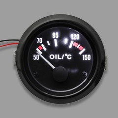 Car Oil Temp Gauge 2″ 52mm Auto Oil Temperature Gauge Meter Celsius Temp Pointer