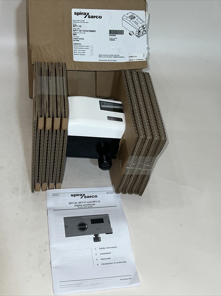 SPIRAX SARCO SP7-10-1010150001 Smart Positioner 4-20MA Single Acting Fail Safe