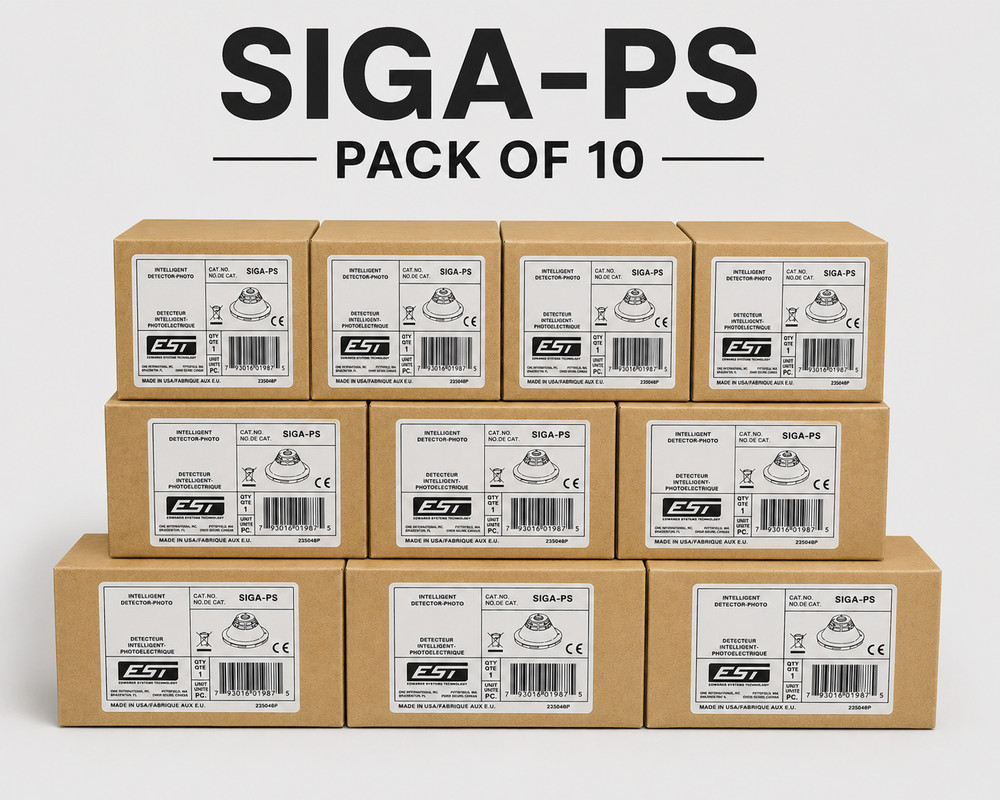 NOTIFIER SIGA PS SMOKE DETECTOR (FREE EXPRESS SHIPPING) – (PACK OF 10)