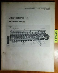 John Deere B Grain Drill Predelivery Instructions Manual PDI-M15553M j8 10/68