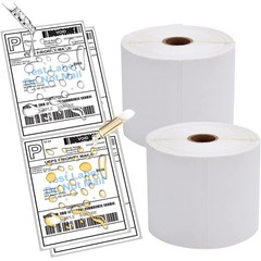 4″ x 6″ 450/Roll Direct Thermal Shipping Labels For Zebra ZP450 Eltron 2844 2824