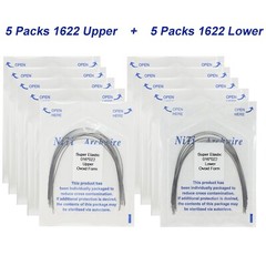 100PCS Dental Orthodontic Arch Wire Niti Round Rectangular Ovoid Natural 16X22