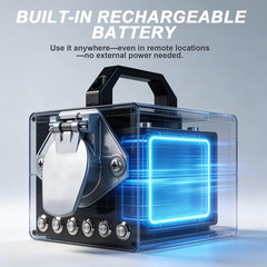 Professional Trailer Light Tester, Wireless Remote One-Person Operation, Built-I