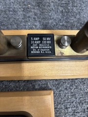 Weston Current Shunt 0042210 0041212 5/10 Amp 50/100 MV 10/20 Amp 50/100MV Lot 3