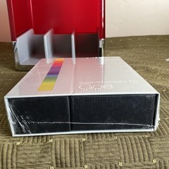 Pantone GEO System Red Cube 3 Sealed Books Fan Guide Color Coated Sticks Palette