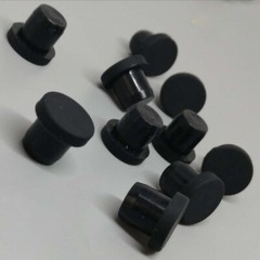 Solid Silicone Rubber Black T-shaped Sealing Hole Plugs 3mm-15mm Dust Plug
