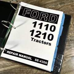 Ford 1110 1210 Tractor Service Manual Repair Shop Technical Workshop Overhaul
