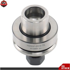 HSK63F-ER16A 70mm Projection Collet Chuck Tool Holder G2.5 30k RPM CNC machine