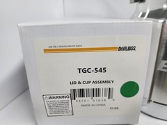 Binks TGC-545 1 Quart Cup Aluminum Fits Spray Gun Models 2001 and 2100