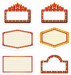 6-Pack Wedding Bottle Service Sign with Letter Stickers for Events (Red)