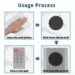 60 Pcs (30 Pairs) 2 inch Hook and Loop Fastener Self Adhesive Round Circle St…