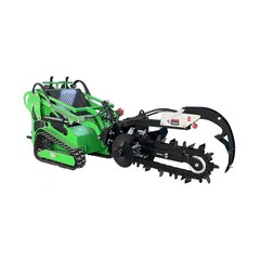 Mini Track Loader Trencher Attachment Adjustable Depth Control Universal Mount