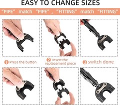 Push to Connect Removal Tool Disconnect Tongs for 1/2 3/4 1 In PEX Push Fitting