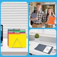 8/30/120 Pack Colored File Folders, 1/3 Cut Tab Letter Size 8.5″ x 11″ Manila