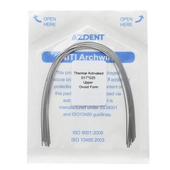 5Packs Dental Orthodontic Heat Thermal Activated Niti Rectangular Arch Wires