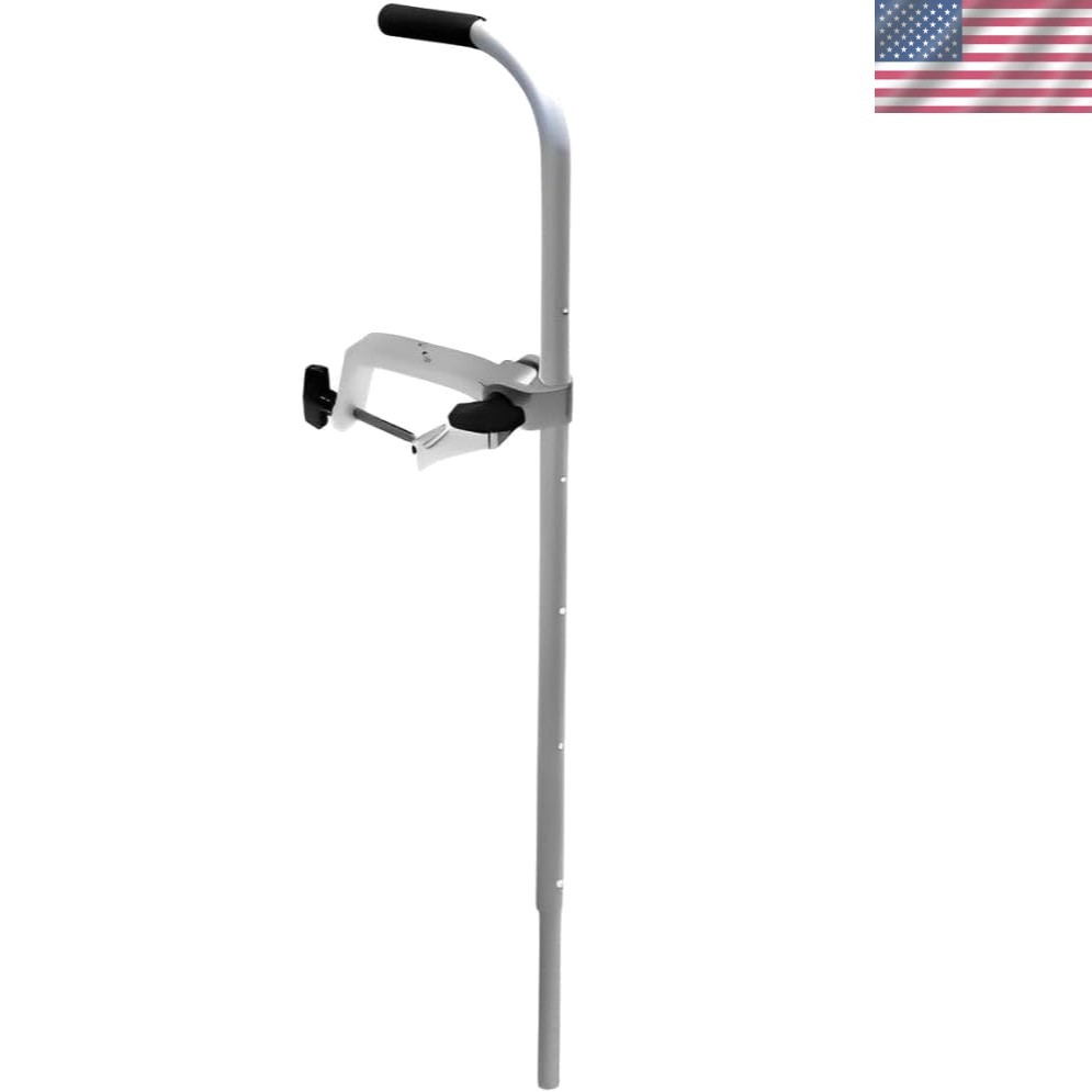 Telescoping Transducer Pole with Heavy-Duty Clamp, Adjustable from 30″ to 50″
