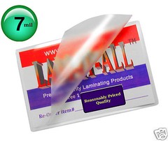 500/pack LAM-IT-ALL 7 Mil Hot Laminating Pouches 2.75 x 3.75 Wallet Photos or?