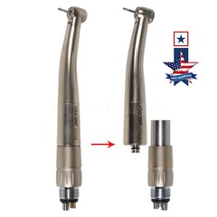 NSK Style Dental Fiber Optic High Speed Turbine Handpiece / 6 Hole Coupler ty