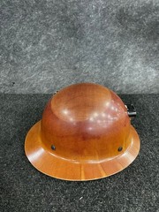 MSA Skullgard Full Brim Hard Hat, Pinlock Suspension, Nat. Tan, Cosmetic Damage