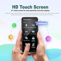 5.0″ touch Screen 138 Language Translator Two-Way Voice online offline translate