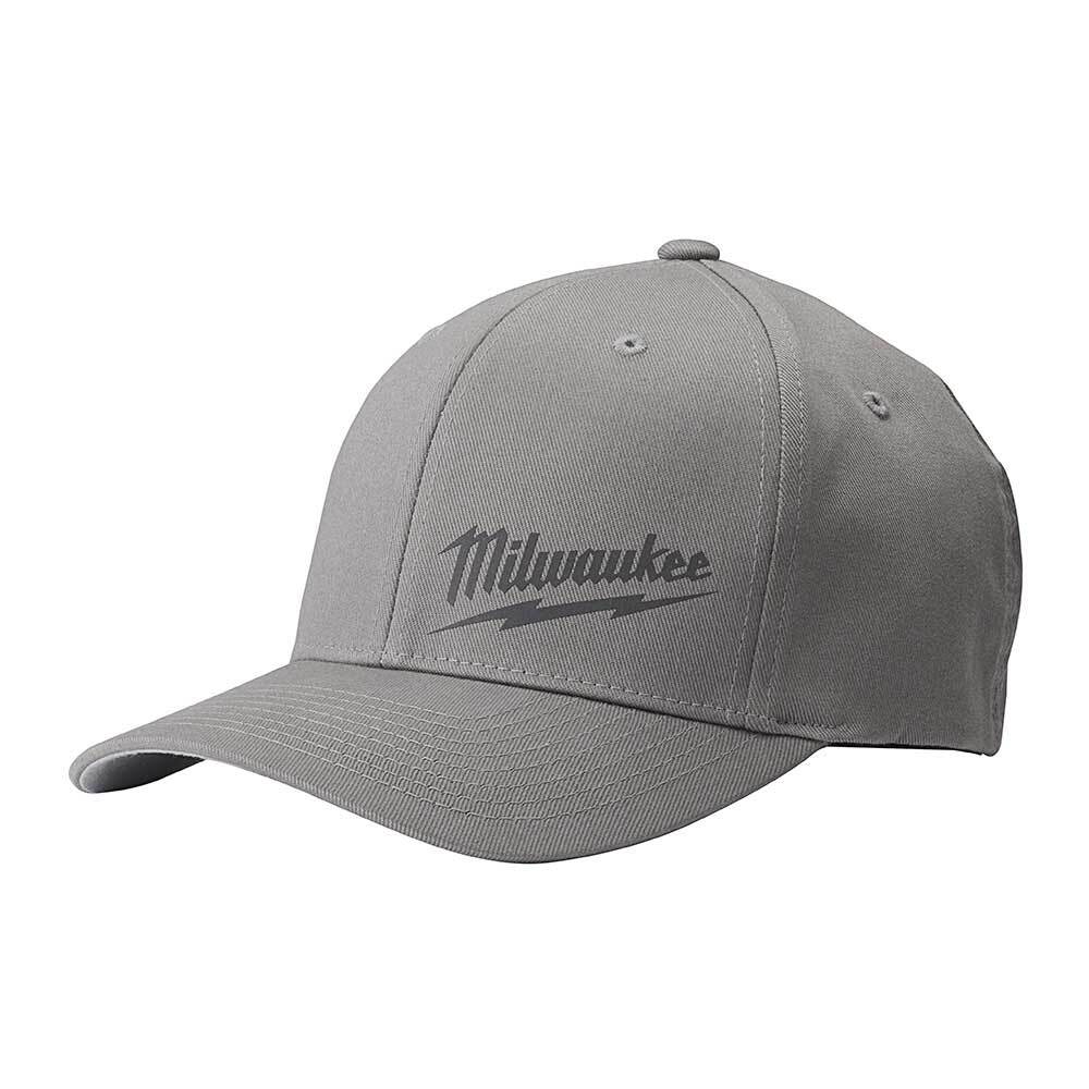 Milwaukee 504G-LXL FlexFit Lightweight Fitted Hat Gray – L/XL