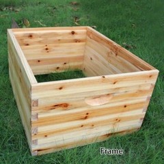 Auto Shed Full Set 7PCS Beehive Honey Hive Frame +Cedarwood Beekeeping Brood Box