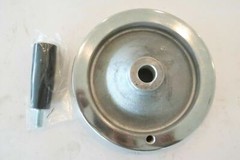 1 pcs MONROE ENGINEERING 30906P 5.5″ Polished Aluminum Solid Handwheel & Handle