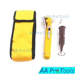 (Lot of 2) Yellow + Gray – Fiber Optic Mini Otoscope Pocket ENT Examination Set