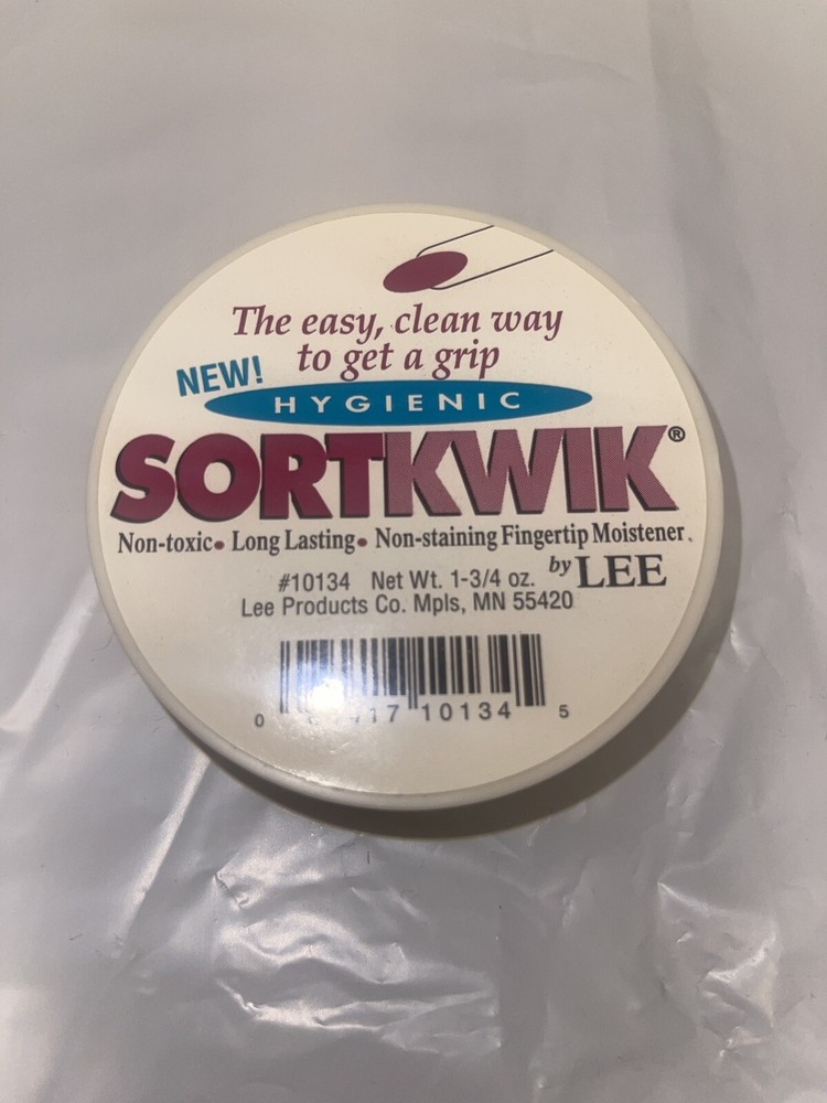 Lee Sortkwik Fingertip Moisteners, Glycerin Compound, 1 3/4 oz, Pink (LEE10134)