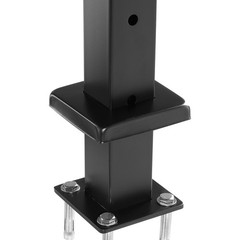 Uimoso 36x2x2 In Horizontal-Hole Cable Railing Post for Decks and Stairs