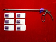 Laparoscopic Hemo-Lock Applier 10mmx330mm with 6pc Cartridge Surgical instrument