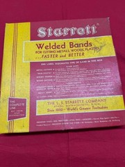 Starrett Flexible Back Band Saw Raker Set 5′ X 1/2″ X 14 Teeth – Old Inventory