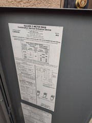 Square D CUM400CB Meter Main Combo Service Entrance 400A Main Breaker 120/240V
