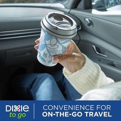 12 oz Insulated Disposable Paper Coffee Cups – 60 Count for Hot & Cold Beverages