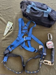 Rebel Self Retracting Lifeline Anchor SET Pro tecta FIRST Safety Harness #3