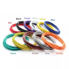 UL1007 Single Core Single Strand Cable 18AWG~26AWG Tinned Copper Electronic Wire