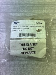 2 Pack XFITTING 3/4″ Male NPT X 3/4″ CPVC Adapter , Lead Free Brass