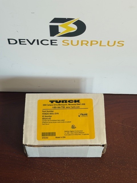 Turck FEN20-4IOL-DIN Ethernet I/O Module IP20 Multiprotocol DIN Rail New