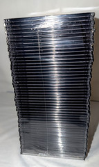 NEW 50-pack Slim/Thin/5mm Jewel Cases Black for CD/DVD Sealed – Generic/No Brand