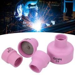 Alumina Torch Gas Lens Kit, Long Service Life Ceramic Welding Cup Set, for We…
