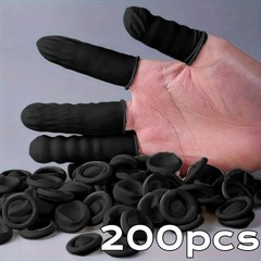 Rubber Finger Cots Anti-Slip Latex Finger Protector Gloves for Medical & Electro