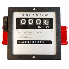 1″ 6-40 GPM 4-Digit Mechanical Fuel Transfer Meter in Gallons – Extreme Accur…