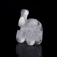 AZDENT Dental Orthodontic Ceramic Bracket Braces Mesh Base Roth/MBT 20pcs/Kit