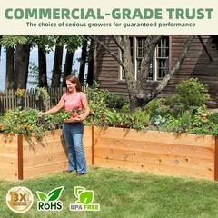 Garden Box Sealer 32OZ/946ML, Non-Toxic & Plant-Based Waterproofing Wood Sealer