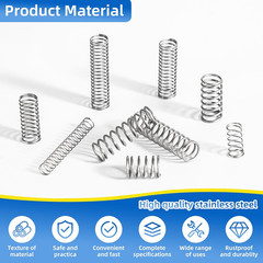 380PCS Stainless Steel Compression Springs Kit 23 Sizes Small Repair DIY Set