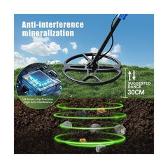 Metal Detector for Adults Professional, Double-D Waterproof Search Coil Gold …